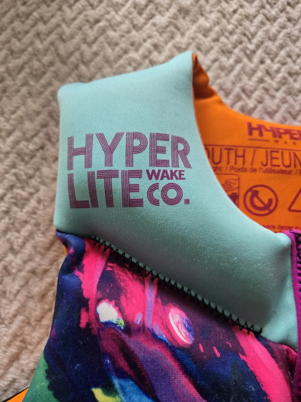 Hyperlite Youth Girls USCG Approved Life Vest Jacket (55-88) Lbs